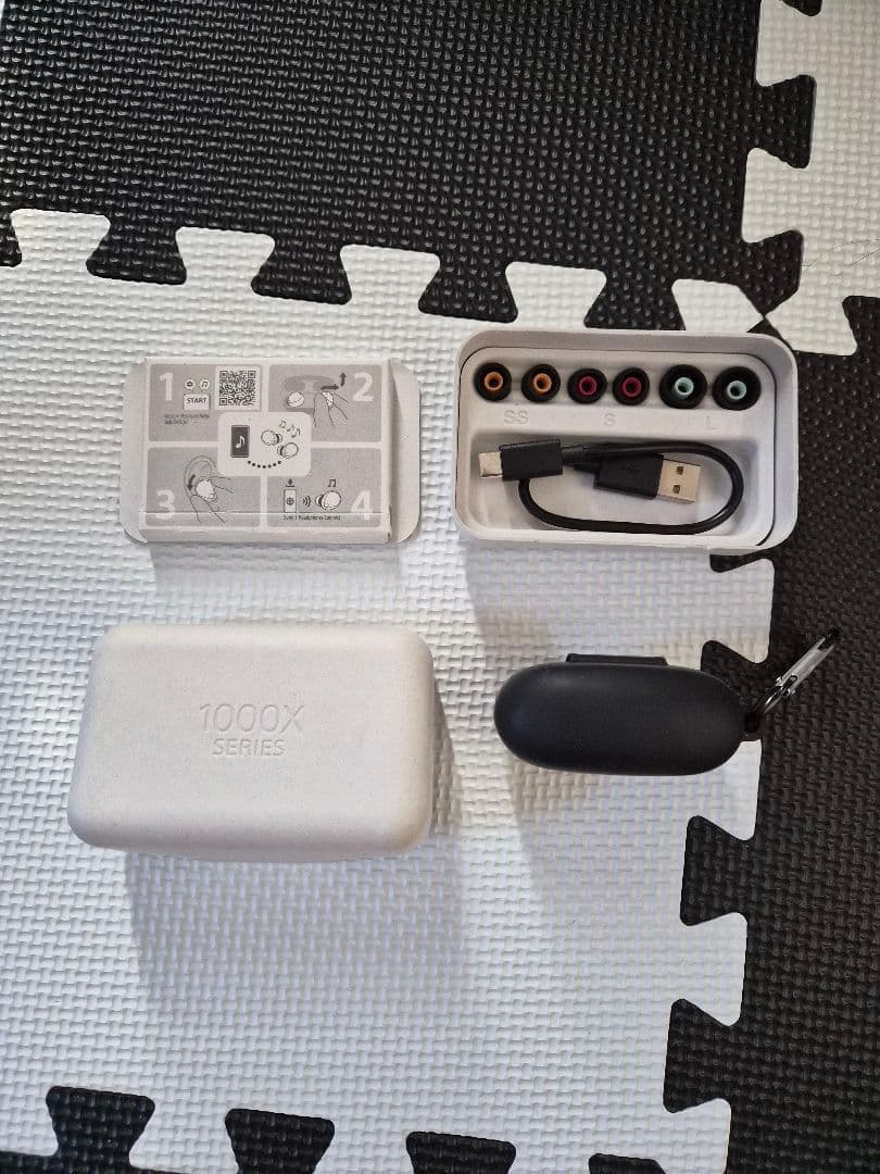 SONY WF-1000XM5ワイヤレスイヤホン ケース及び左のみ