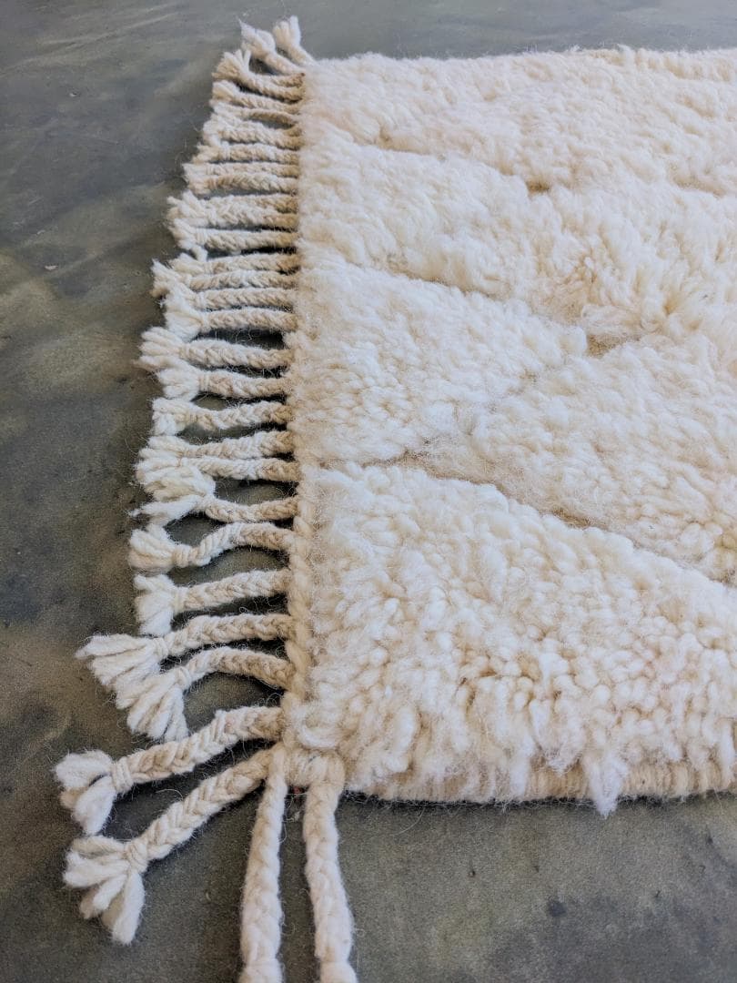 【週末限定セール】新品未使用モロッコミニベニワレンラグ-No.20 62×108