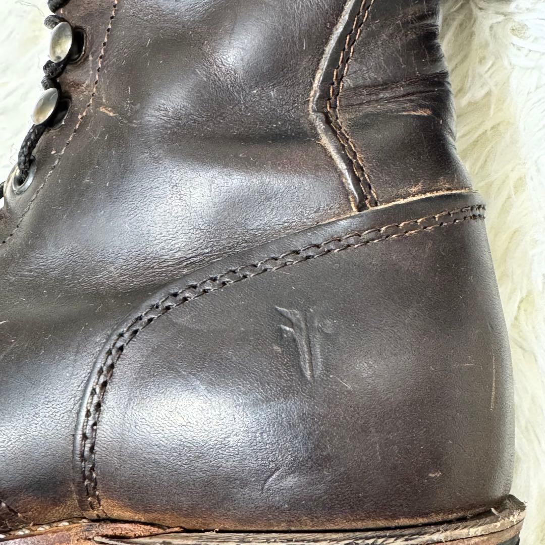 【希少・USA製】FRYE フライ ロガーブーツ 6M（24cm）ビブラムソール
