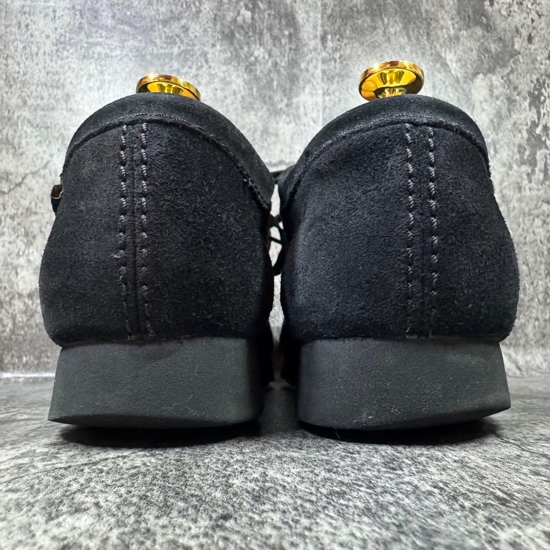 【大特価】クラークス ワラビー ゴアテックス 黒 スエード 26.5cm