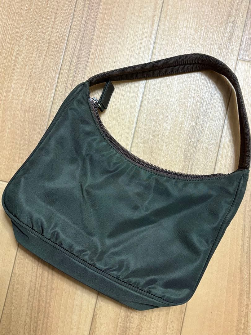 PRADA ダークグリーン ハンドバッグ