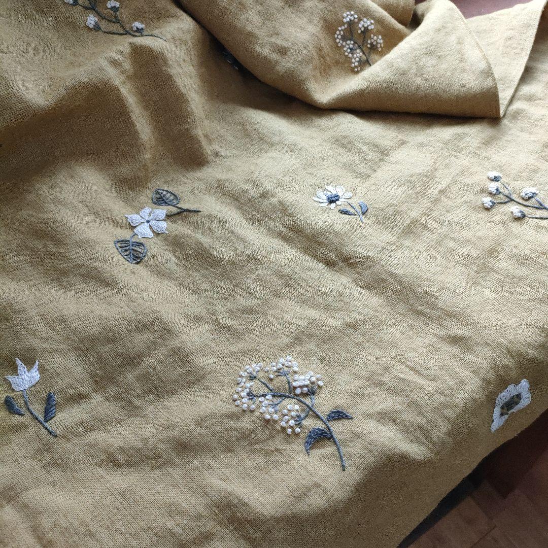 【リネン刺繍　ゆくゆく様オーダー専用ページ】マルチクロス　メガネケース