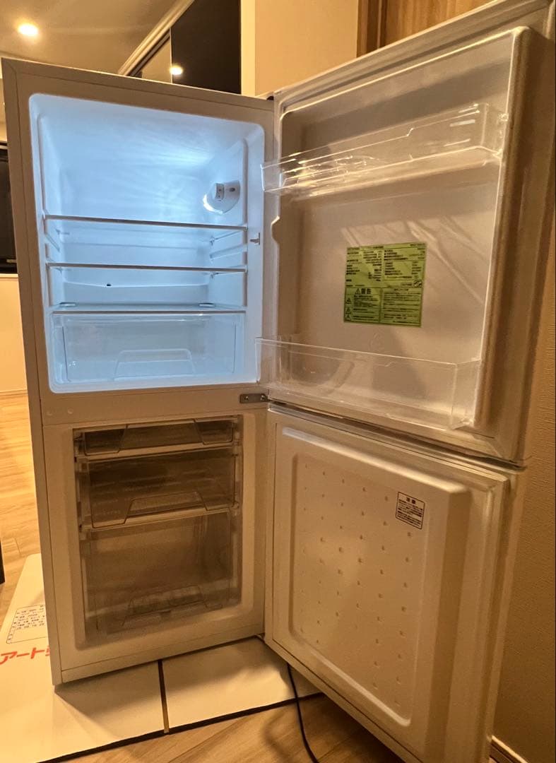 IRSD-14A-W 冷蔵庫 142L ホワイト 2021年製 2ドア