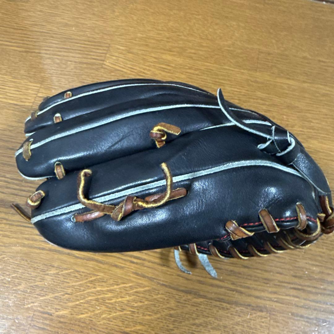 リュウ　ryu グローブ　硬式　グラブ　内野手　ブラック