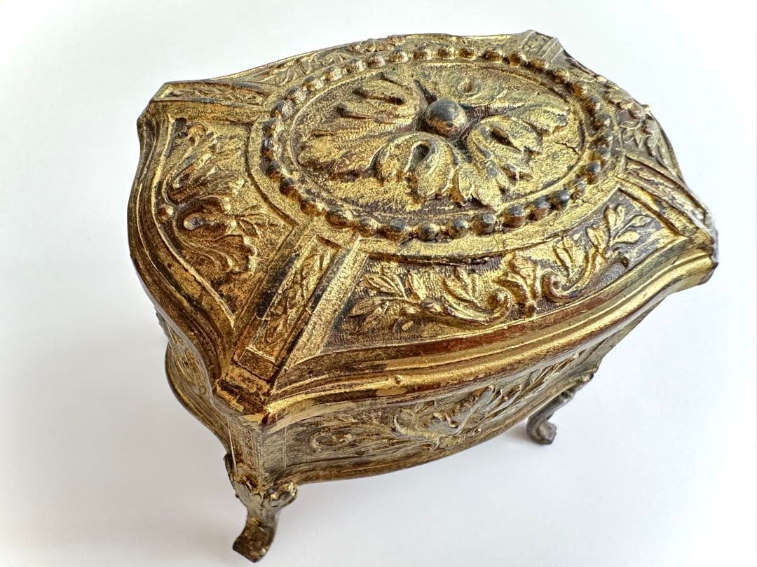 アンティーク　ジュエリーボックス　フランス蚤の市