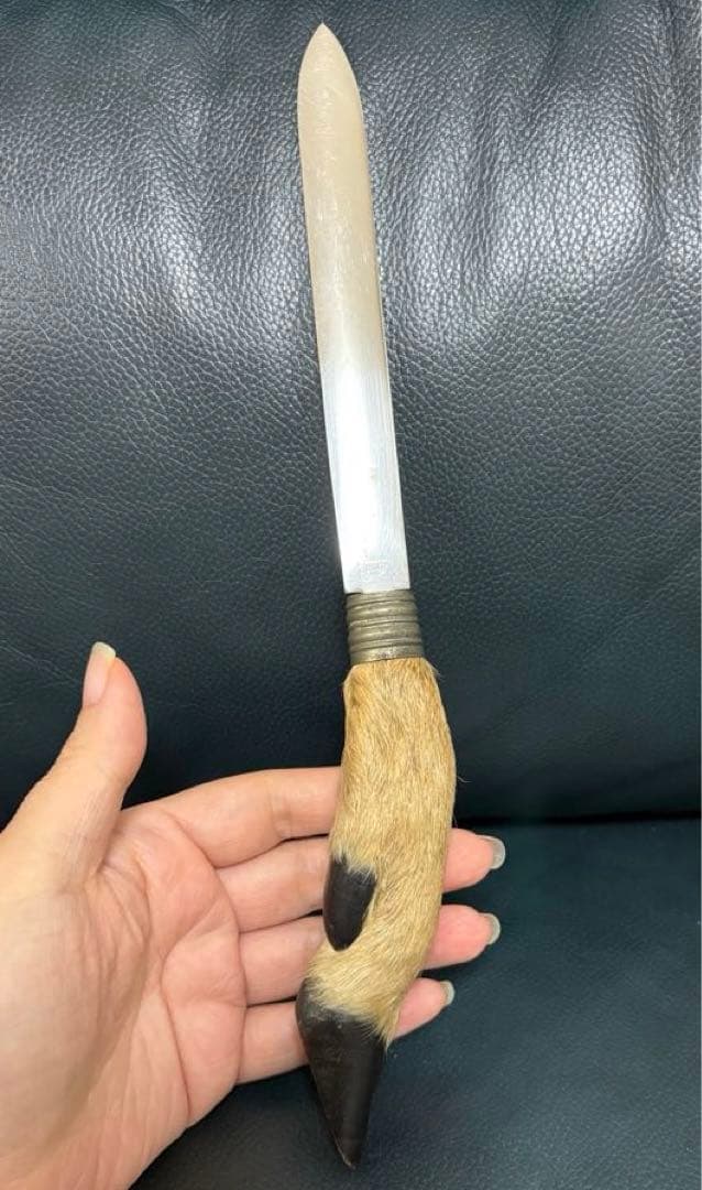 rostfrei ペーパーナイフ　鹿蹄ハンドル　鹿のヒヅメ　ロストフライ　レア