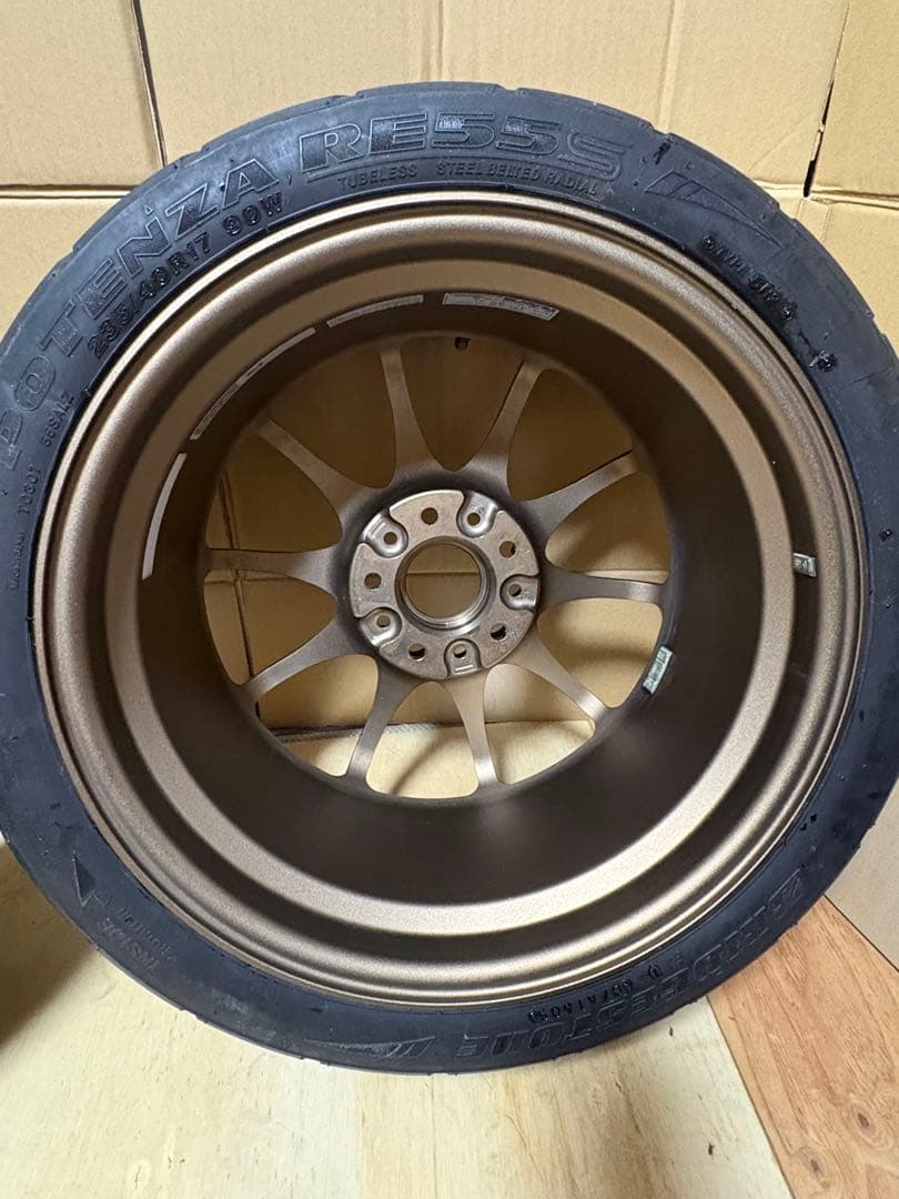 NNN RAYS CE28N SW20 用17インチホイールセット