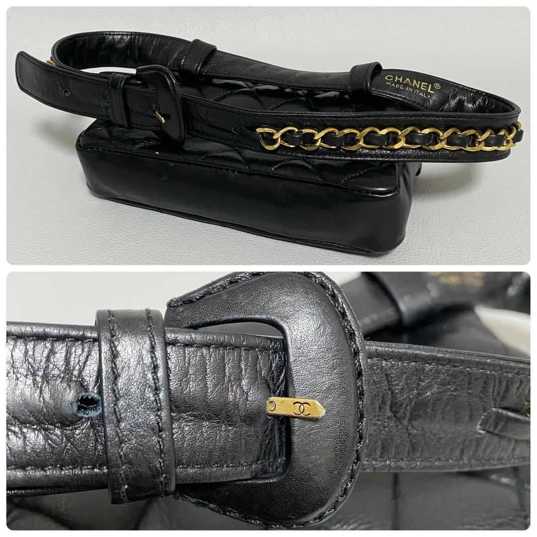 CHANEL / マトラッセ ココマーク ベルトバッグ ウエストバッグ
