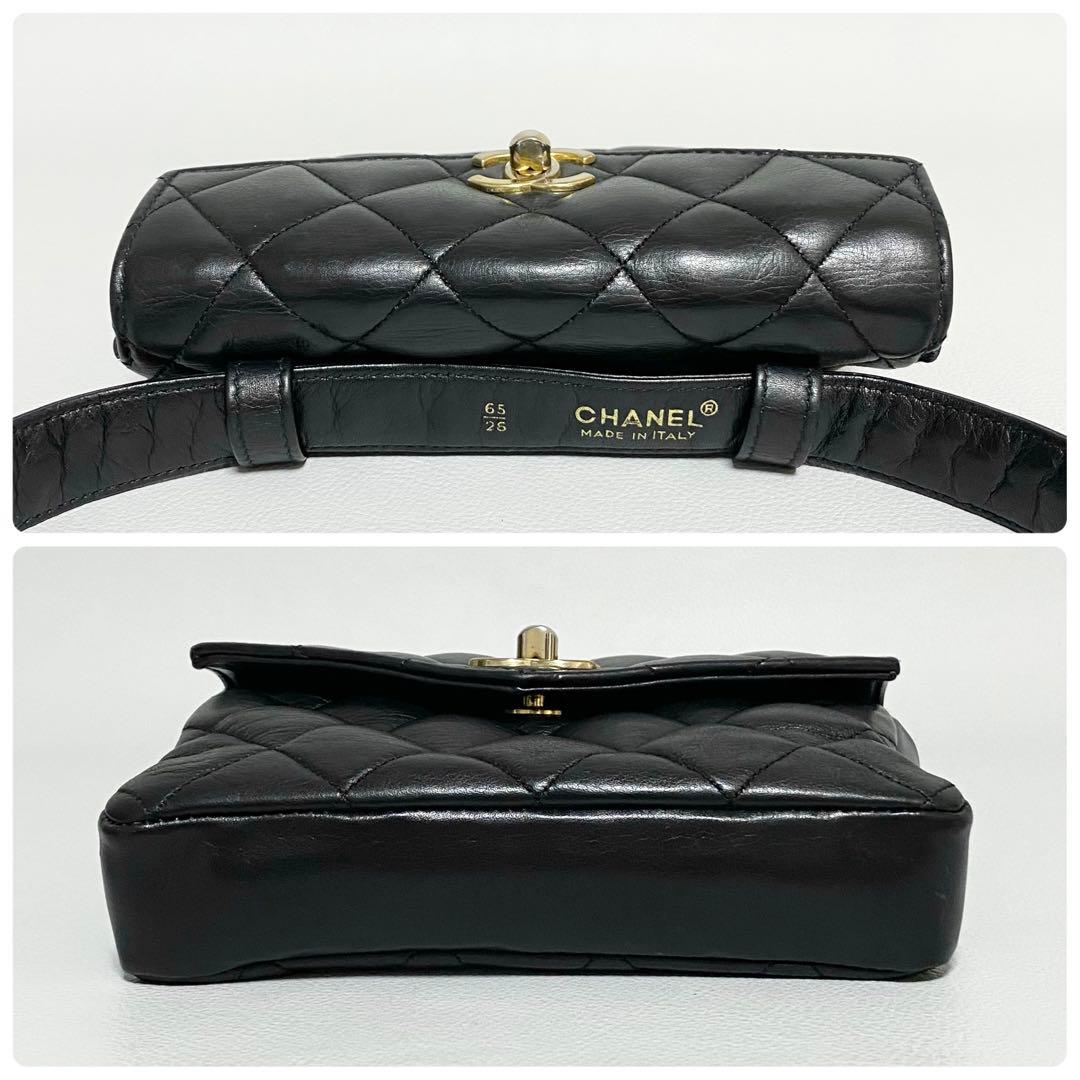 CHANEL / マトラッセ ココマーク ベルトバッグ ウエストバッグ