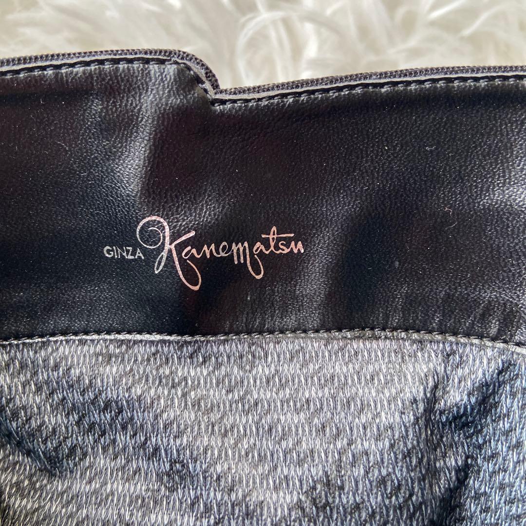 美品✨銀座かねまつ サイドジップ ブーツGORE-TEX ブラック 24cm