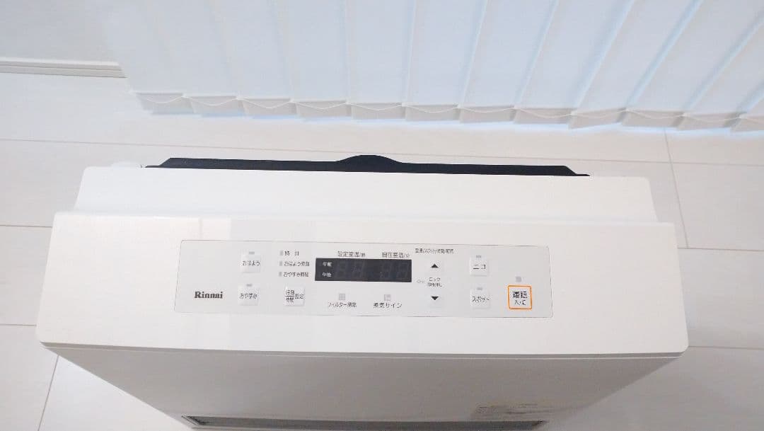 Rinnai ガスファンヒーター ホワイト