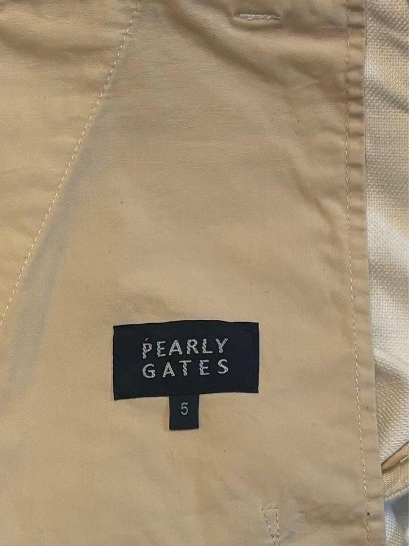 PEARLYGATES PGロゴ刺繍ハーフパンツ