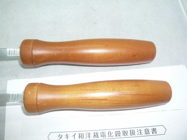 あずき美品　タキイ和裁電化鏝　ランプ付　和裁こて 和裁コテ　　鏝２本付