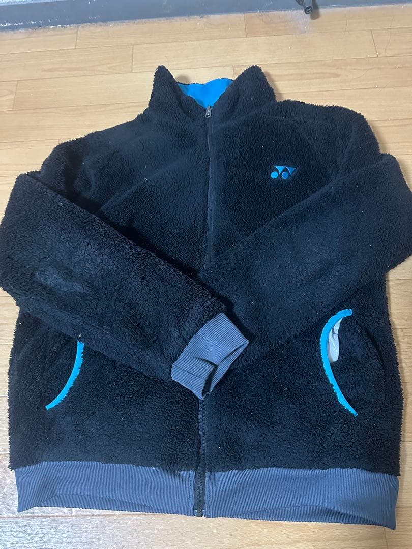 YONEX ジャケット 青 黒 フリース