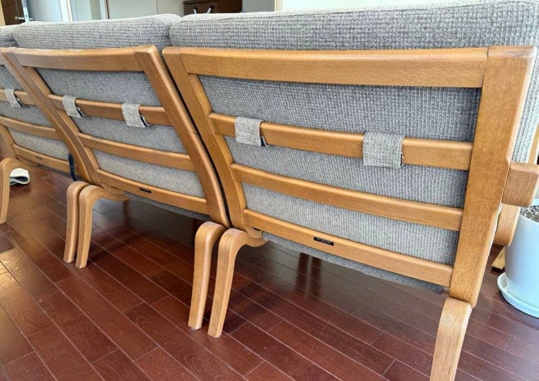 Kaera様　冨士ファニチア　セパレート　３人掛けソファ 1/3