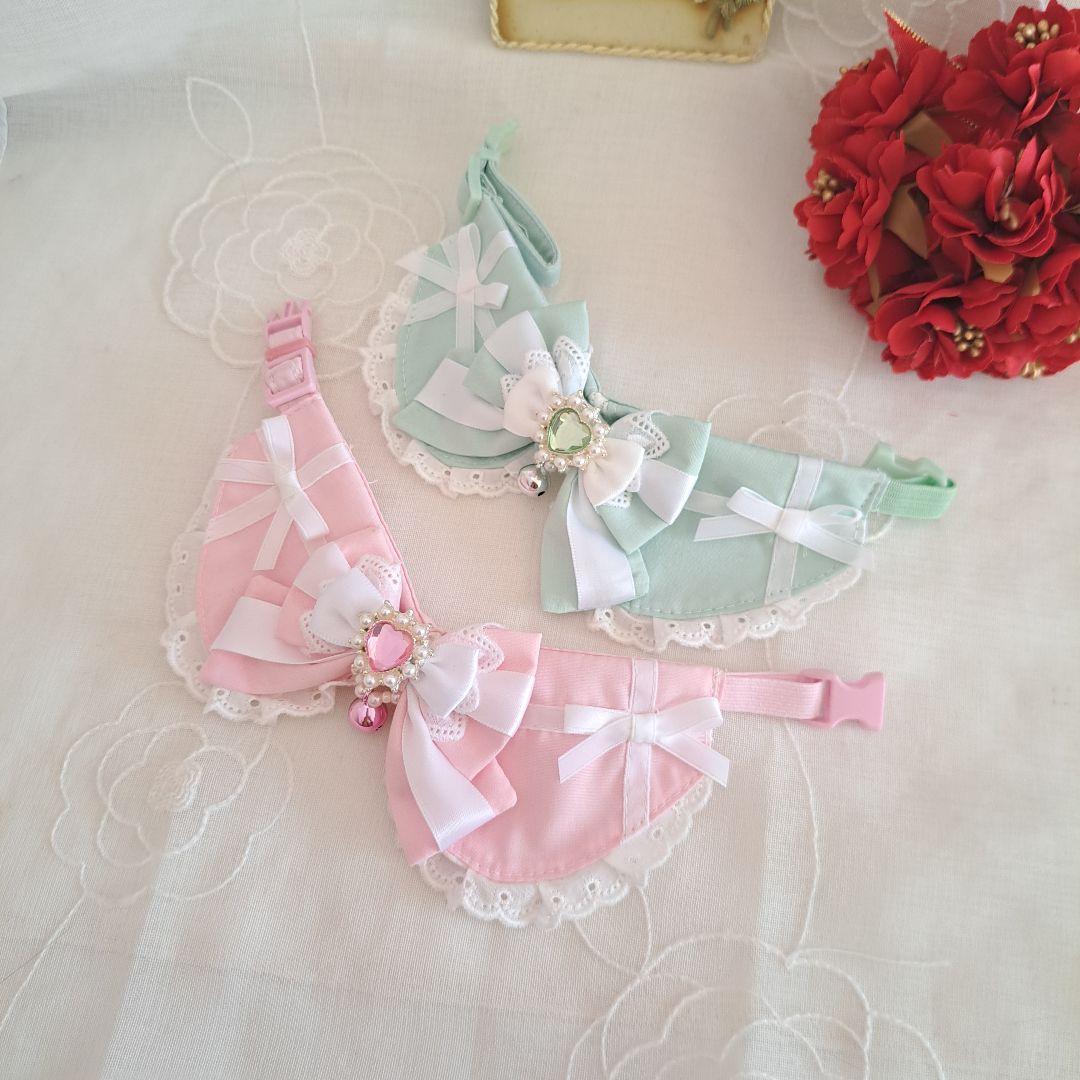 ぶんちゃん、バレンタインBOX(2セット)わんちゃん猫ちゃん用襟付き首輪