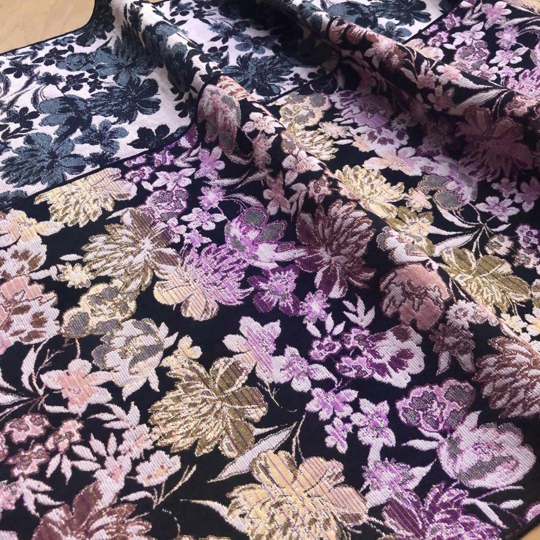 【新品未使用】TSUBAKIAN フロレゾン兵児帯　ブラック