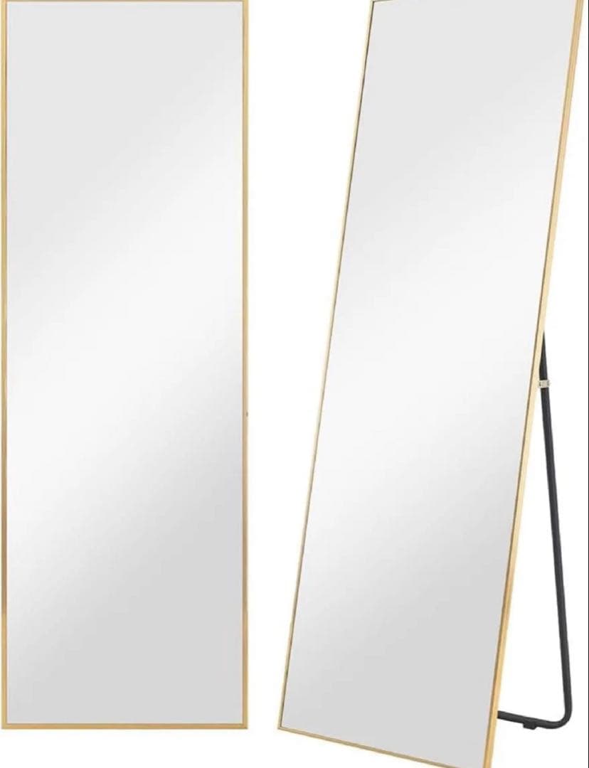 全身鏡 160x50cm 姿見 全身ミラー スタンドミラー 3WAY 壁掛け