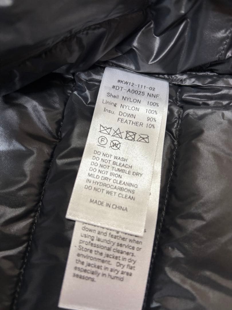 ダントン クルーネック インナーダウン ジャケット 新品未使用品 メンズM