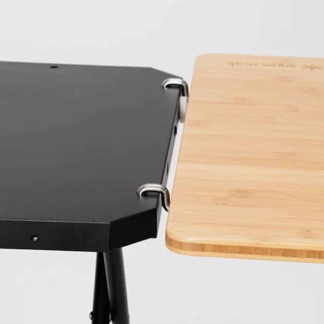 新品 スノーピーク コネクションテーブル 耐熱ブラック ジカロ連結 IGT 焚火