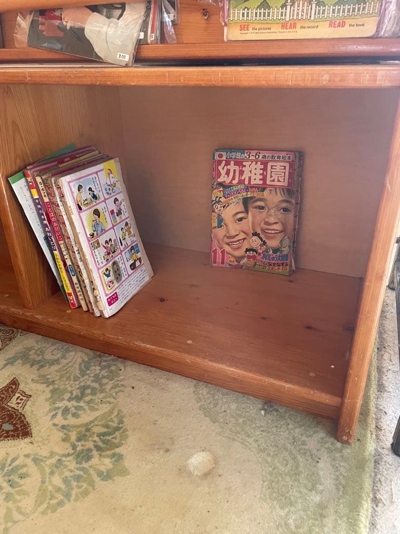 稀少/無垢材/大型/絵本棚/本棚/収納棚/幼稚園/学校/店舗什器