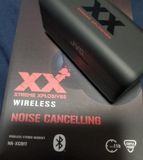 JVC ワイヤレスノイズキャンセリングイヤホン HA-XC91T ノイキャン低音