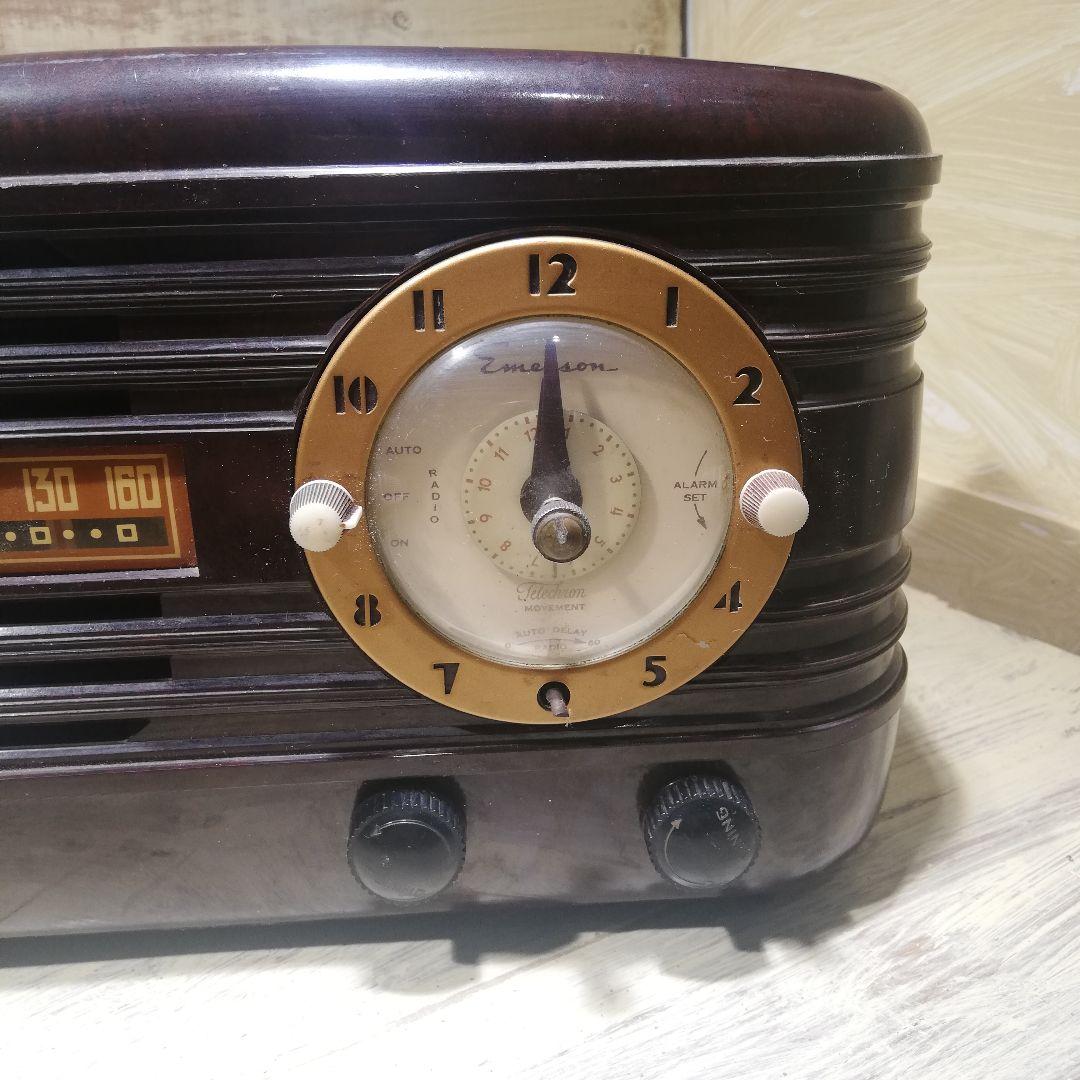 M♦希少 50s エマーソン社製　真空管ラジオ