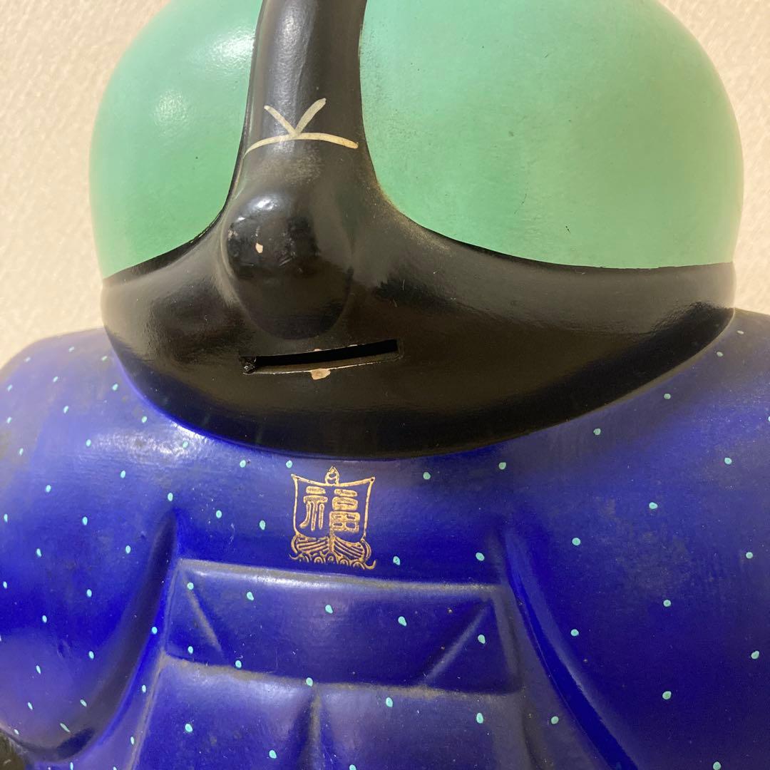時代福助人形　縁起　手描き　招福置物　珍品〈検 招き猫　こけし　七福神　常滑焼