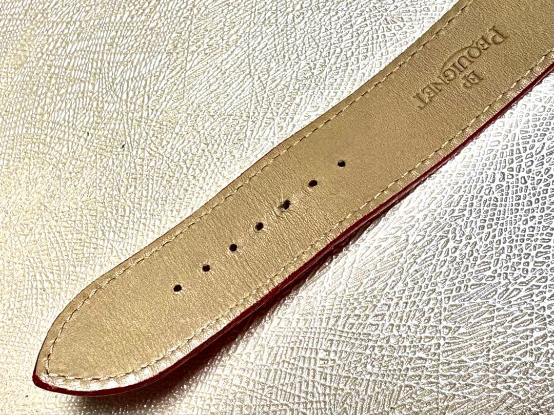 ペキニエ　レッド レザーバンド
