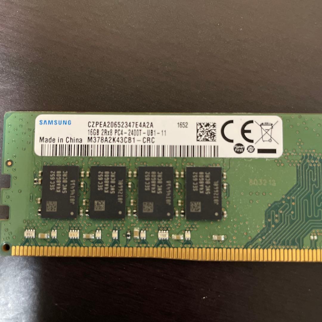 ddr4 16GB pc メモリー　samsung