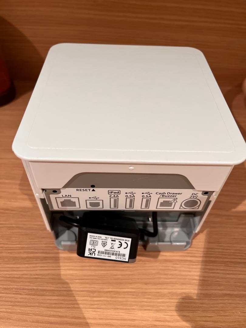 美品✨　スター精密 ホワイト　レシートプリンター MCP31LB