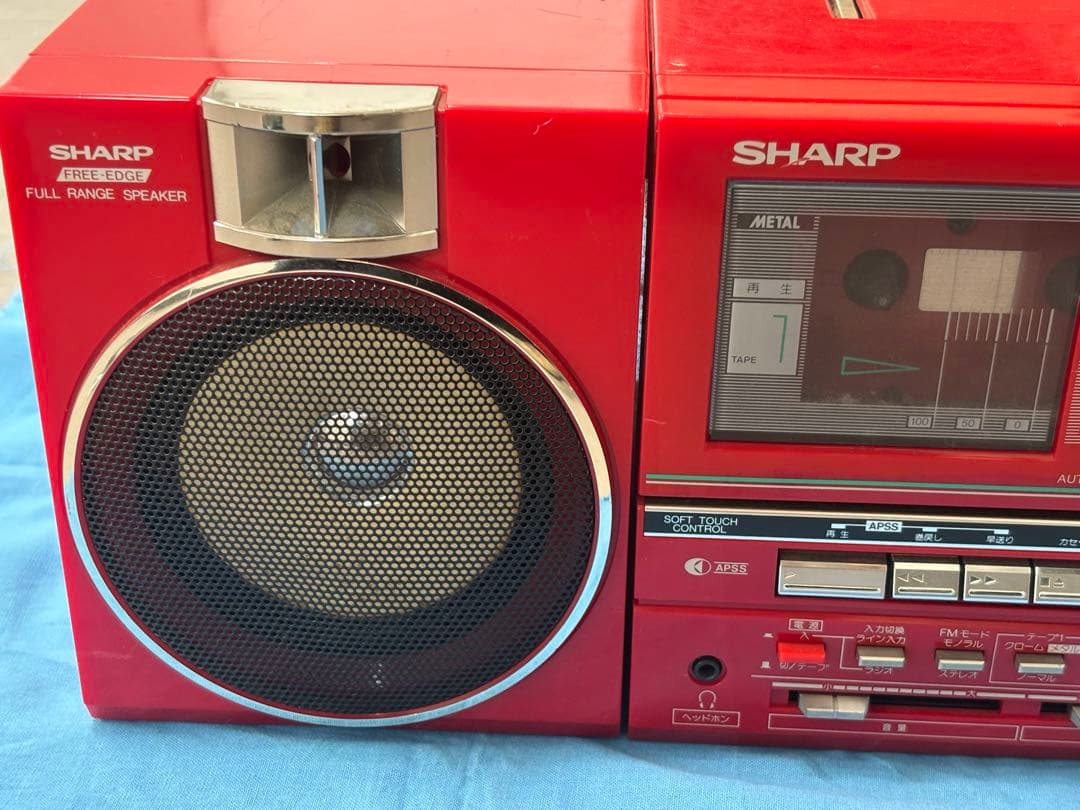 SHARP QT-88 Mk II ラジカセ　昭和レトロ