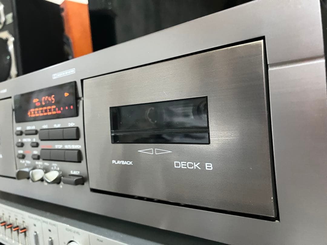 【動作品】Yamaha KX-W392 カセットデッキ／カセットテープ付き