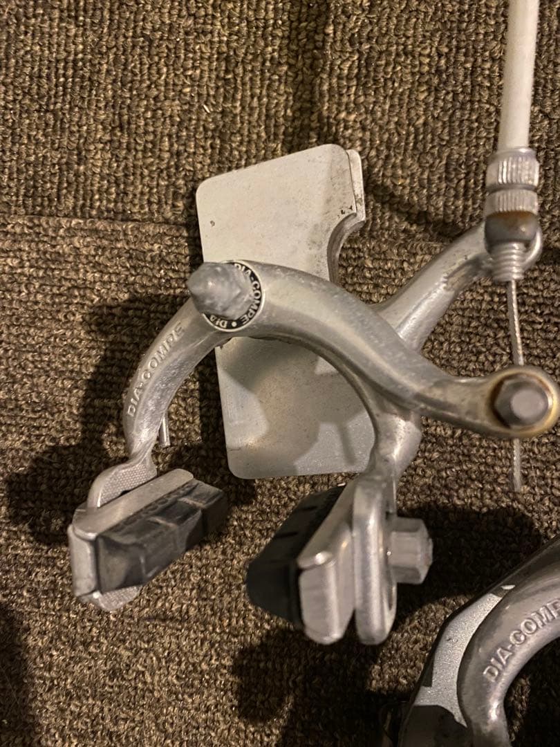 DIA COMPE ダイアコンペ ピスト ブレーキ台座 前後セット　njs