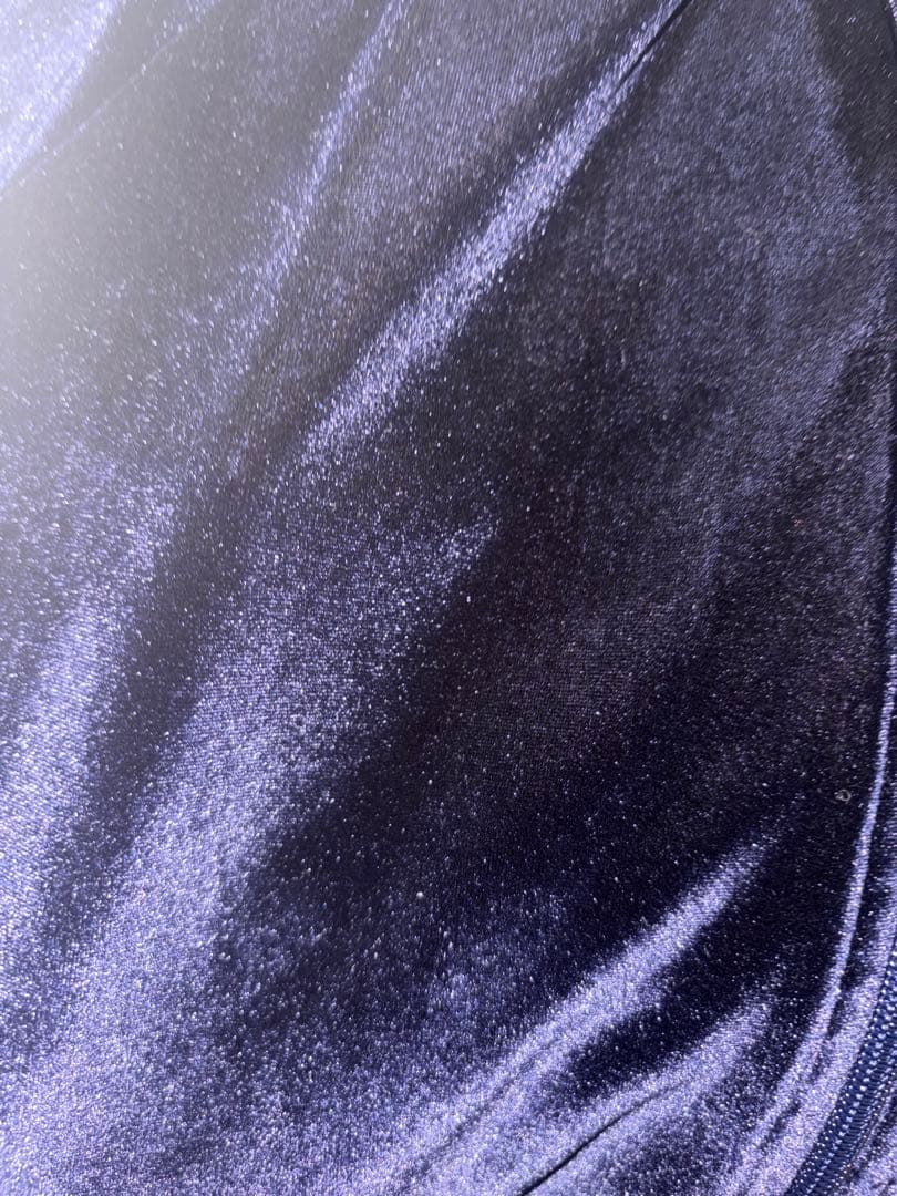 PRO CLUB ネイビー フルジップジャケット　ベロア　L