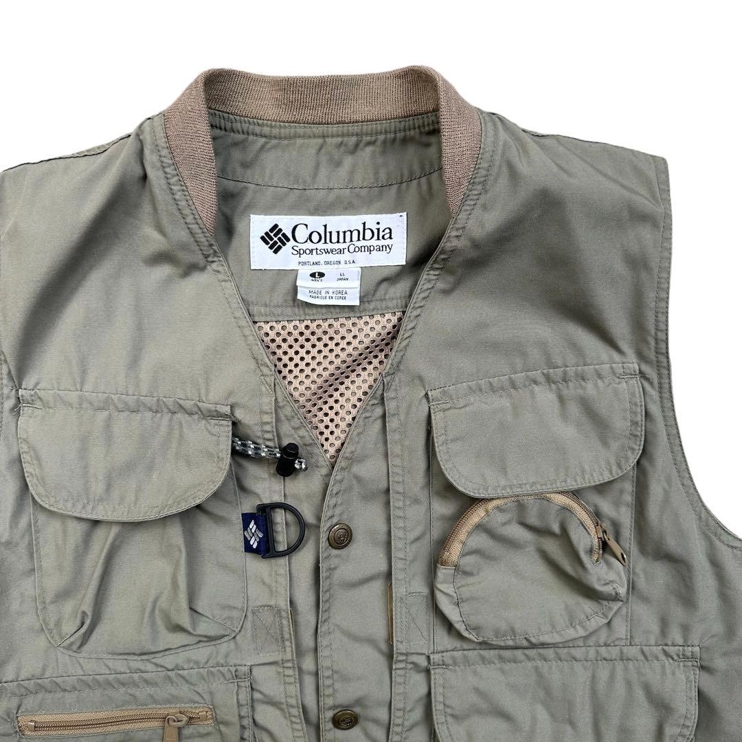 90s コロンビア columbia フィッシング ベスト Lサイズ
