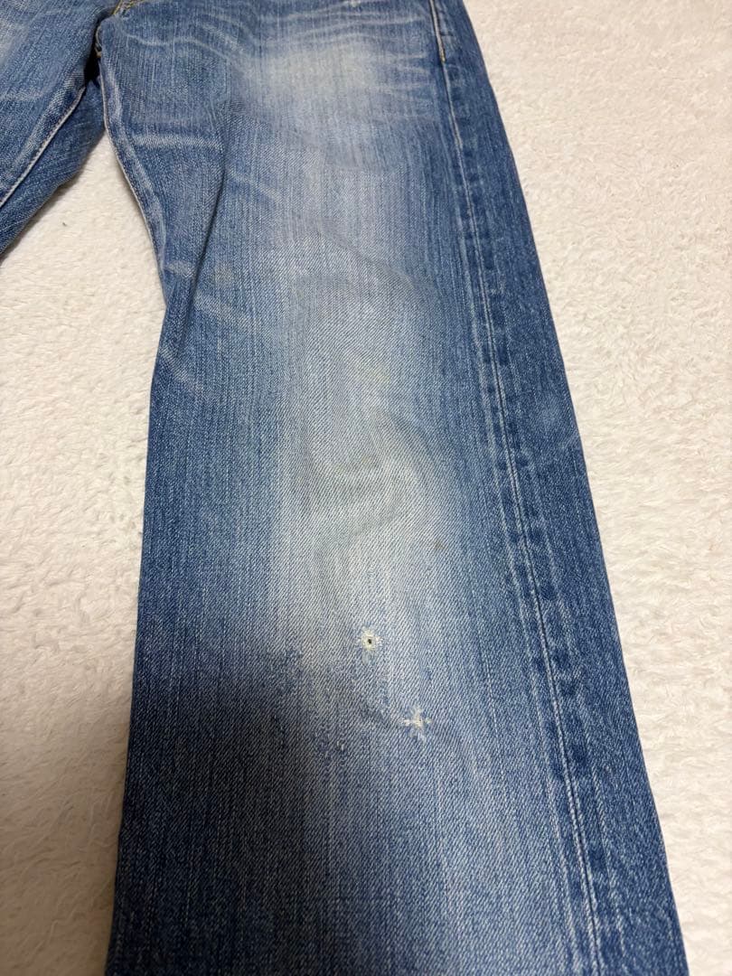 hysteric glamour スタッズデニム　落書きロゴ　ダメージ