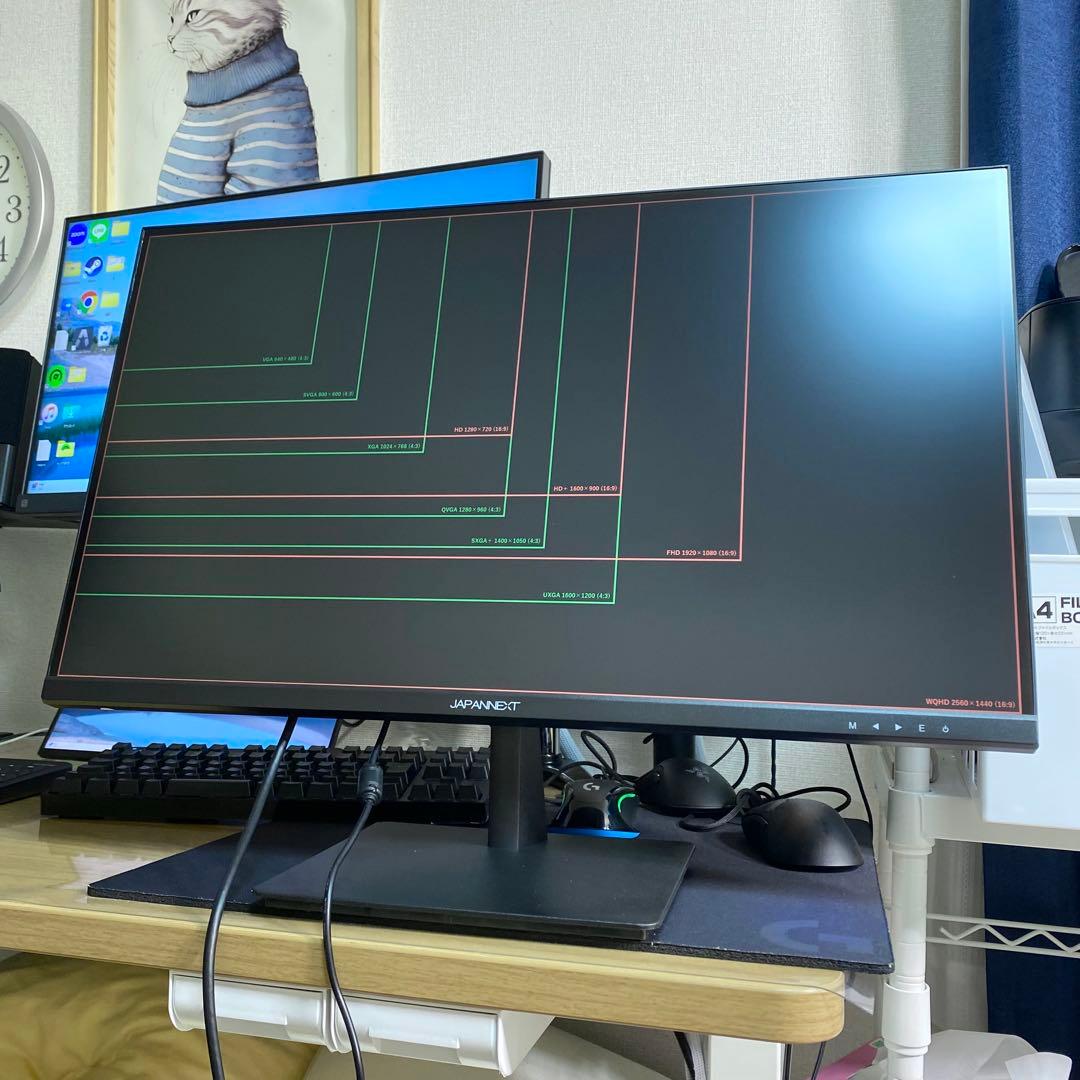 JAPANNEXT JN-IPS2704UHDR 4K　27インチ液晶モニター