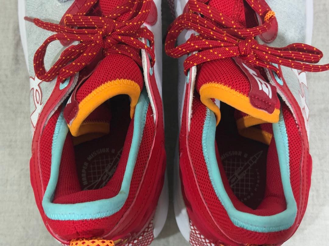 【日本未発売】UNDER ARMOUR 海外モデル スパイク レッド28cm ①