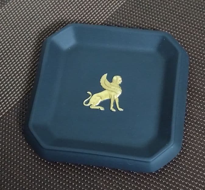 ウェッジウッド・ジャスパーブラック スクエアプレート