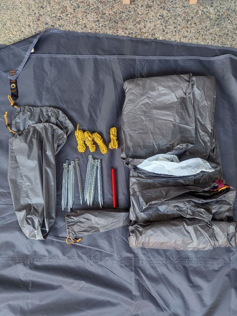 mont-bellステラリッジテント2　本体レインフライ、グランドシートセット