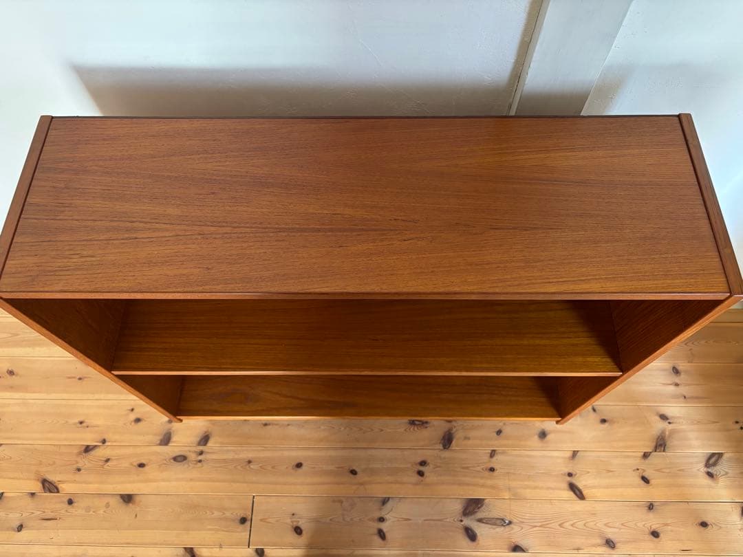 北欧ヴィンテージ　デンマーク　チーク　シェルフ