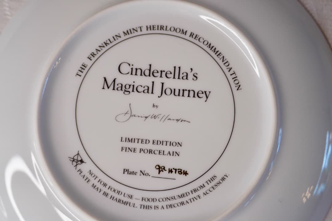 Franklin Mint シンデレラ 絵皿 6枚セット コレクションプレート