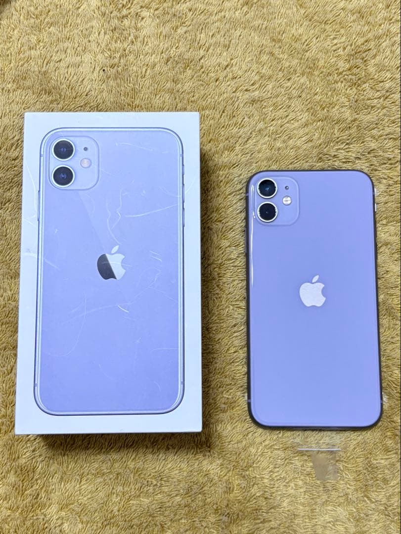【新品バッテリー】　iPhone１１　パープル　【超美品】　【早い者勝ち‼️】