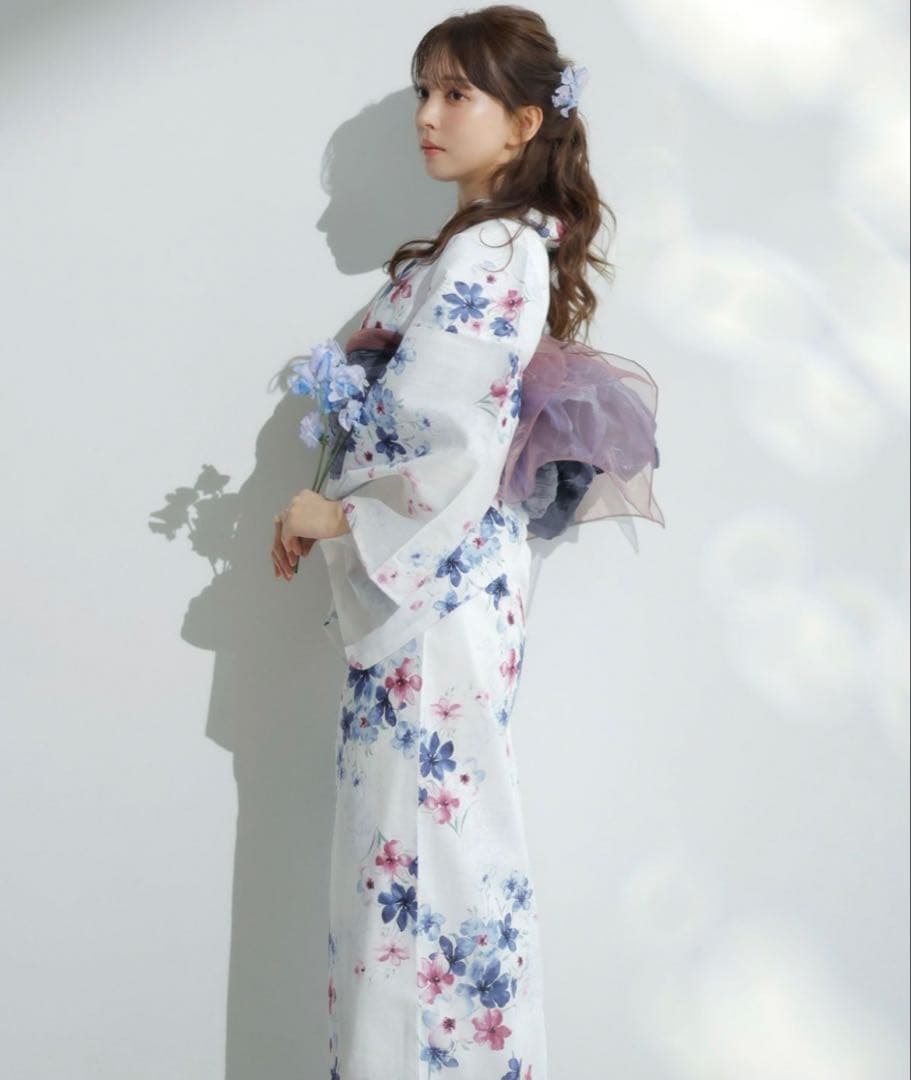 Dita 浴衣3点セット 水彩の京ならべ