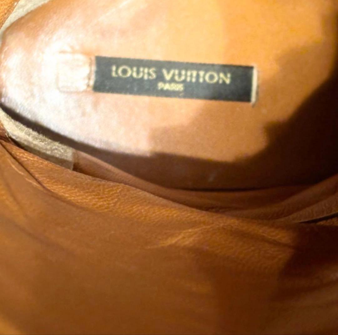 LOUIS VUITTON ルイヴィトン ロングブーツ キャメル レザー 36