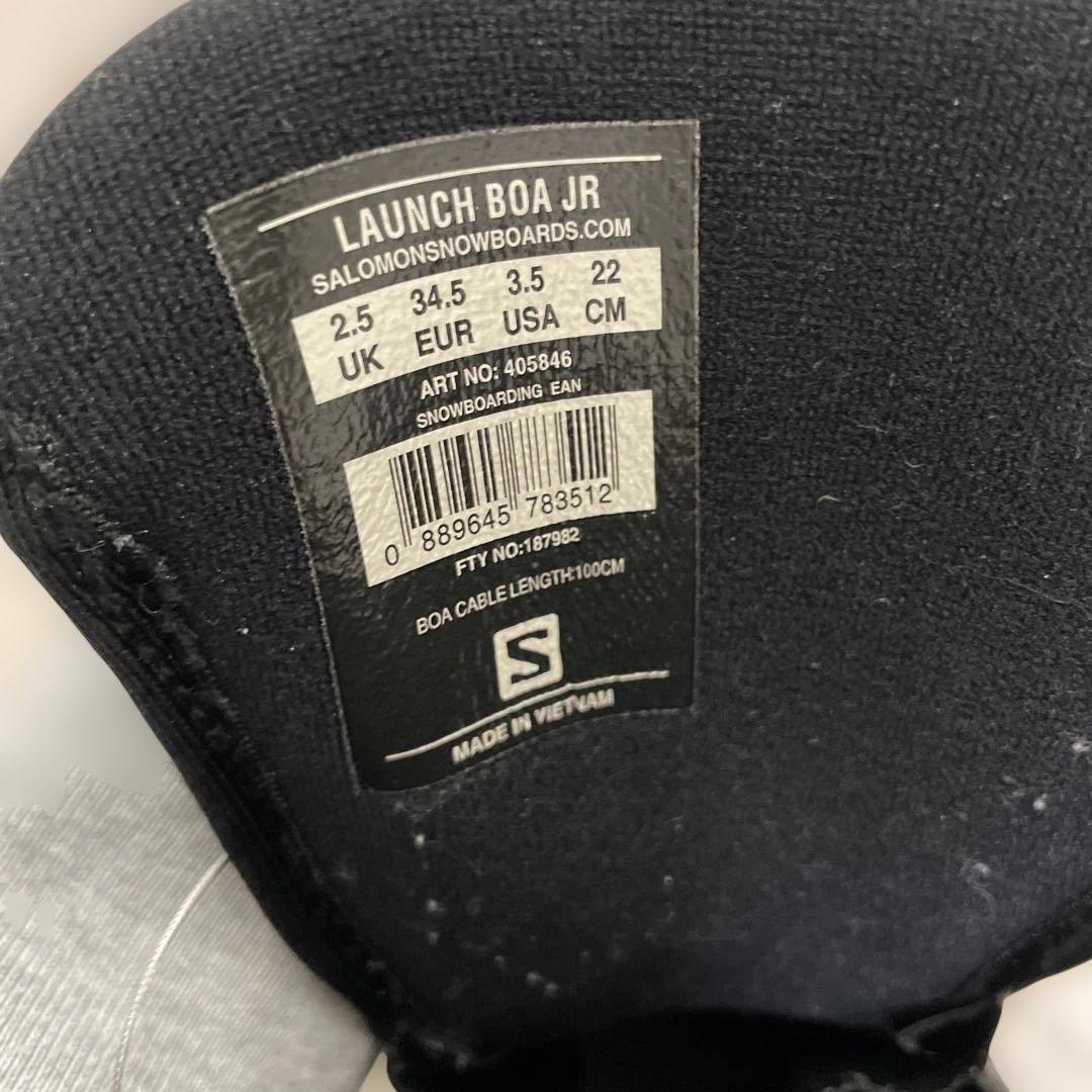 SALOMON スノーボードブーツ ジュニア22cm