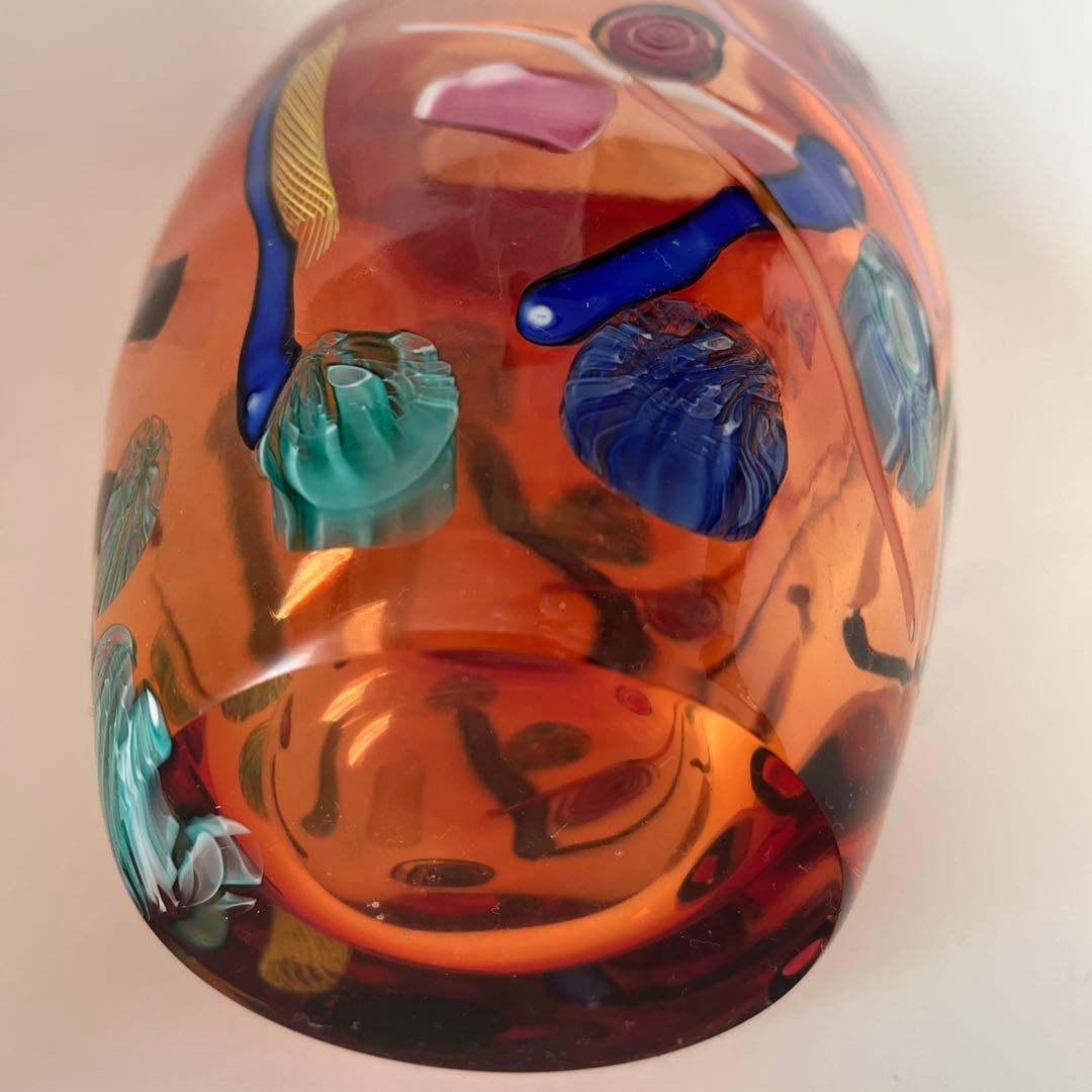 イタリア ムラノ トレーディング ベース 花器 オブジェ 元箱入