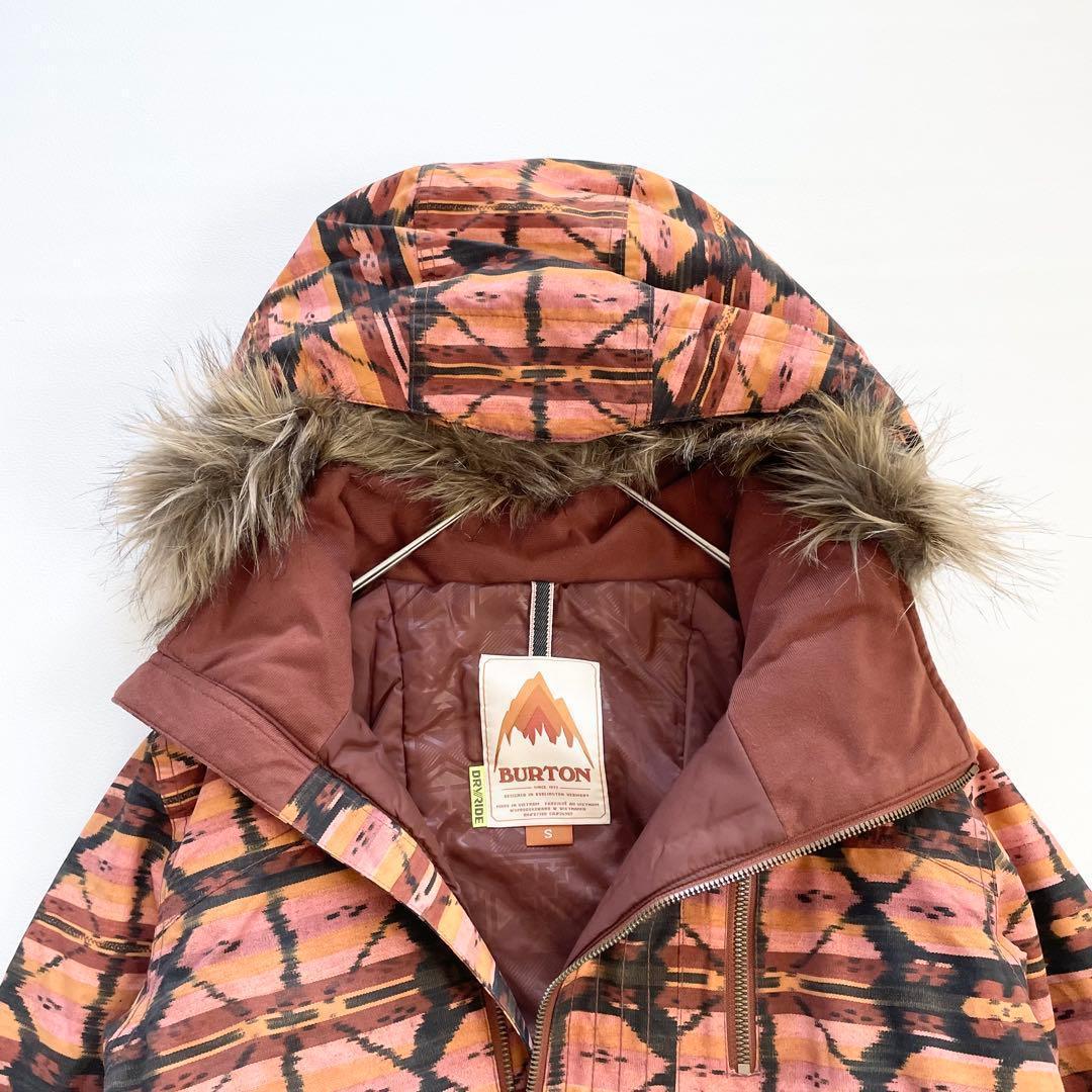 4442【新品タグ付き】バートン ジャケット スノボウェア レディース ファー付