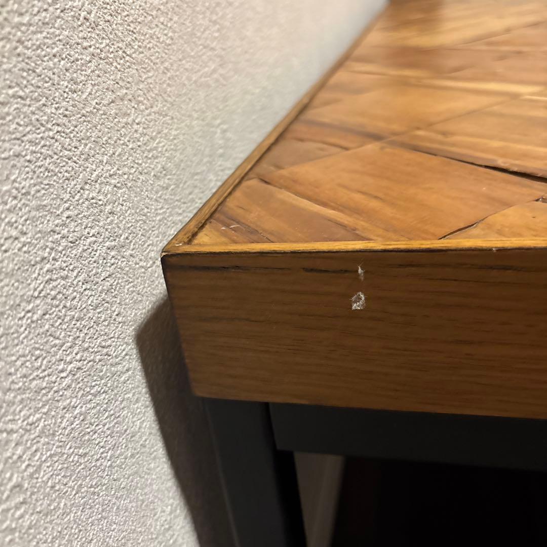 ニトリ　ロウバストウッドセンターテーブル